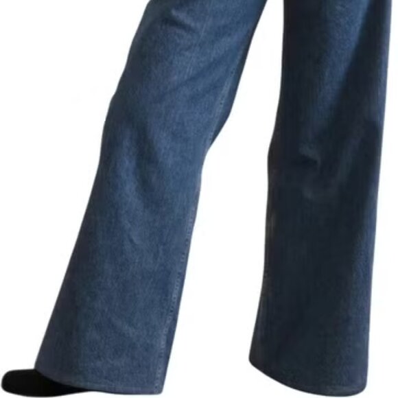 NEW LEVIS Baggy Dad Wide Leg Cause And Effect Jeans in Medium Indigo 1225 2t7 - Picture 3 of 7